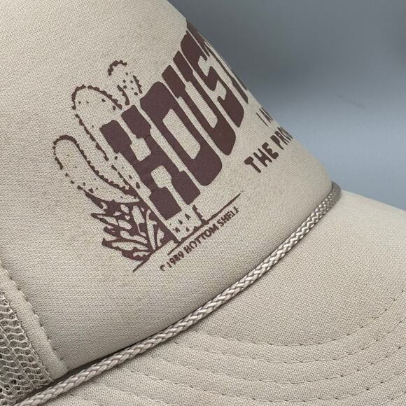 Bottom Shelf Houston I Am The Problem Cactus Graphic Trendy Trucker Hat - Picture 7 of 10